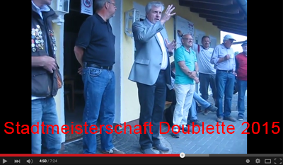 Boule Stadtmeisterschaft Kamen Doublette 2015 