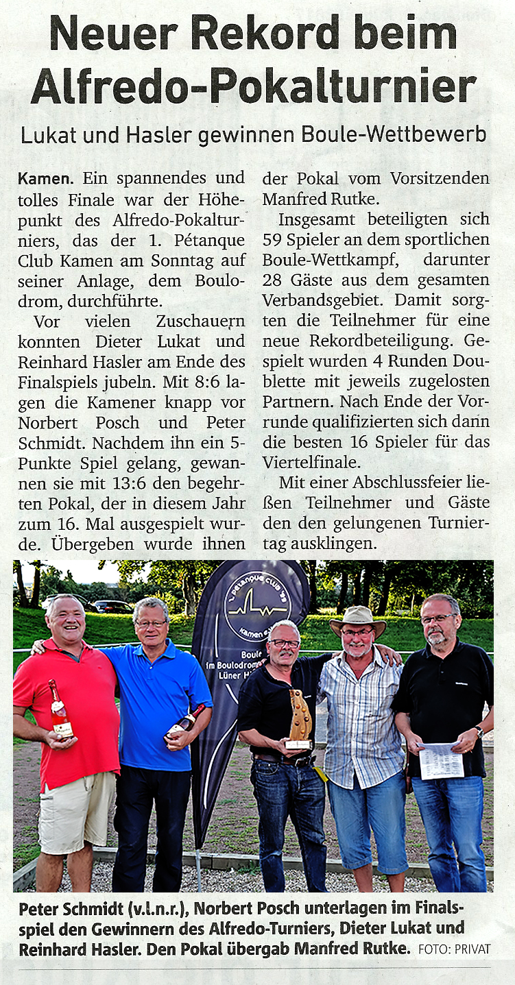 HA Alfredo Pokal 2017